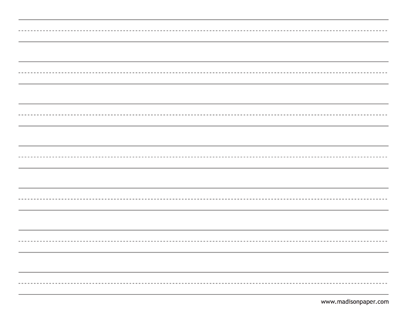 Handwriting Paper To Print Madison s Paper Templates