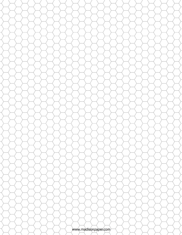 Hexagonal Graph Paper Madison s Paper Templates