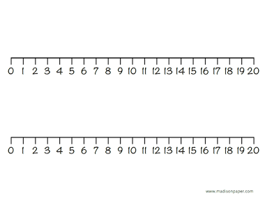 Number Line 0-20