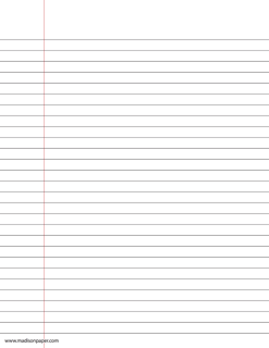 wide ruled paper madison s paper templates